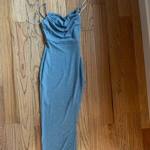Windsor Sparkling Teal Maxi Dress
